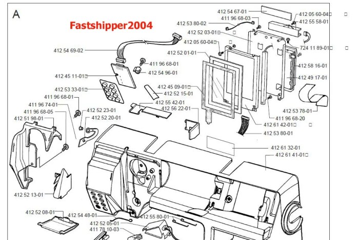 Husqvarna sewing machine parts list