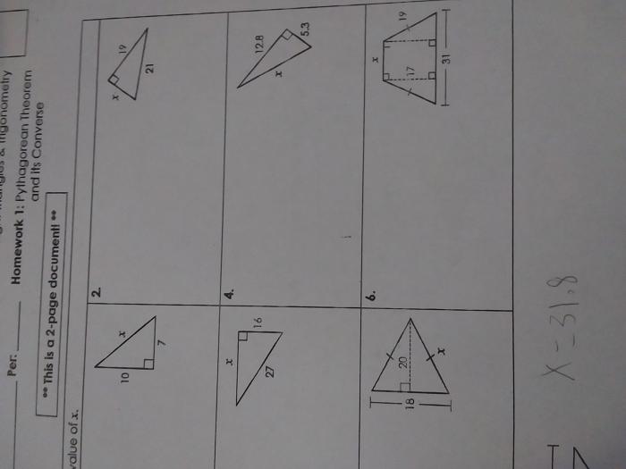 Triangles trigonometry