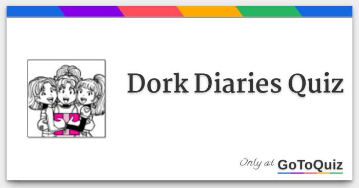 Dork diaries ar quiz answers